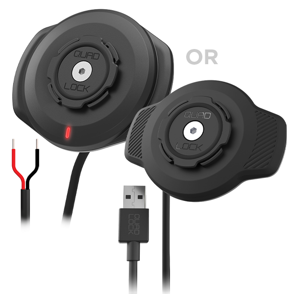 アクセサリー Quadlock USB Wireless Charger HEAD Quad Lock 360 Head - Wireless Charging Head - Quad Lock