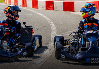 Image de : QUAD LOCK UNITES LA STAR DE F1 OSCAR PIASTRI ET LA SENSATION ROOKIE DE MOTOGP PEDRO ACOSTA DANS UN ÉPIQUE CHALLENGE DE KARTING !