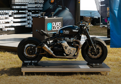 Image de : Quad Lock x Thornton Hundred: Custom Supercharged Bobber Debuts at Goodwood Festival of Speed 2025